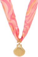 FRASIER STERLING Catalina Scarf Shell Pendant Necklace