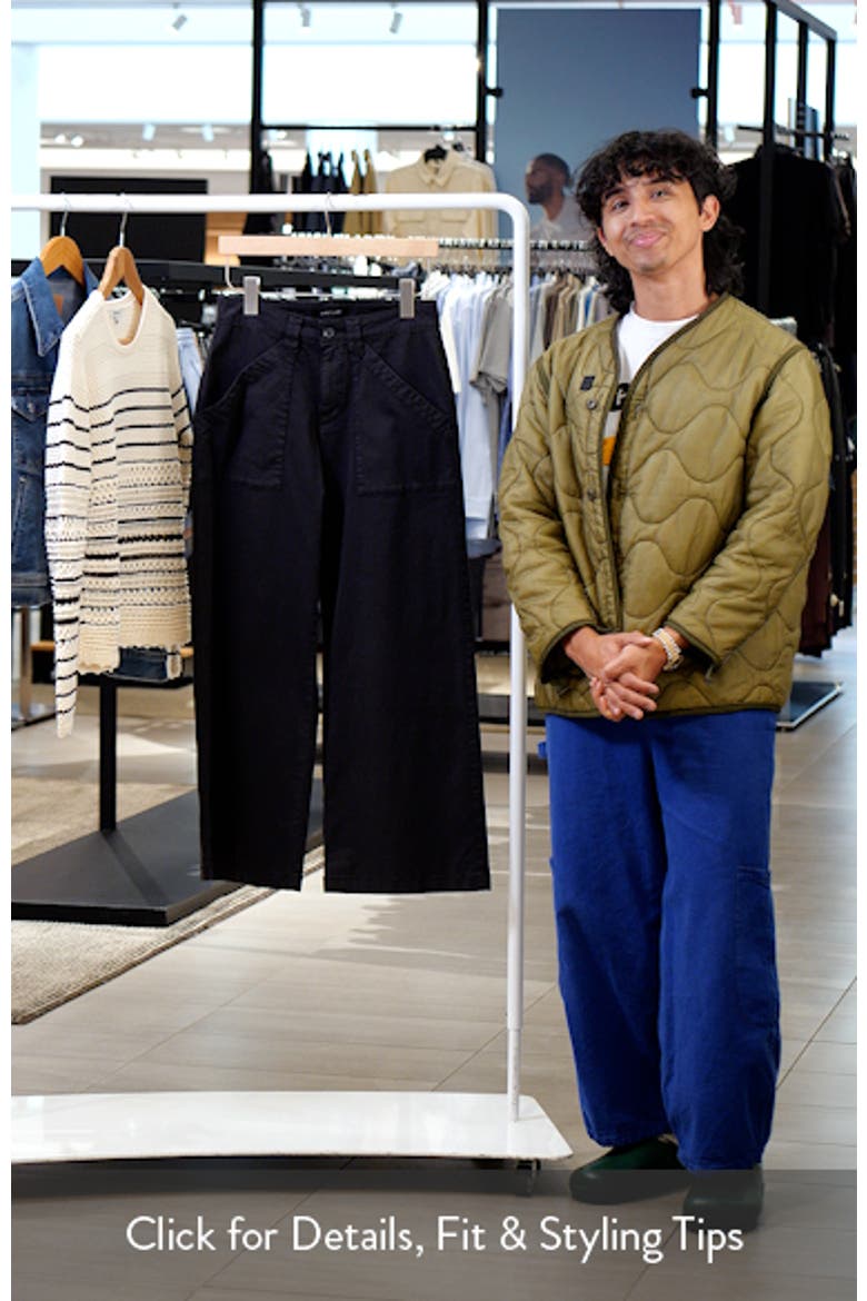 Idol Stretch Twill Wide Leg Ankle Pants video