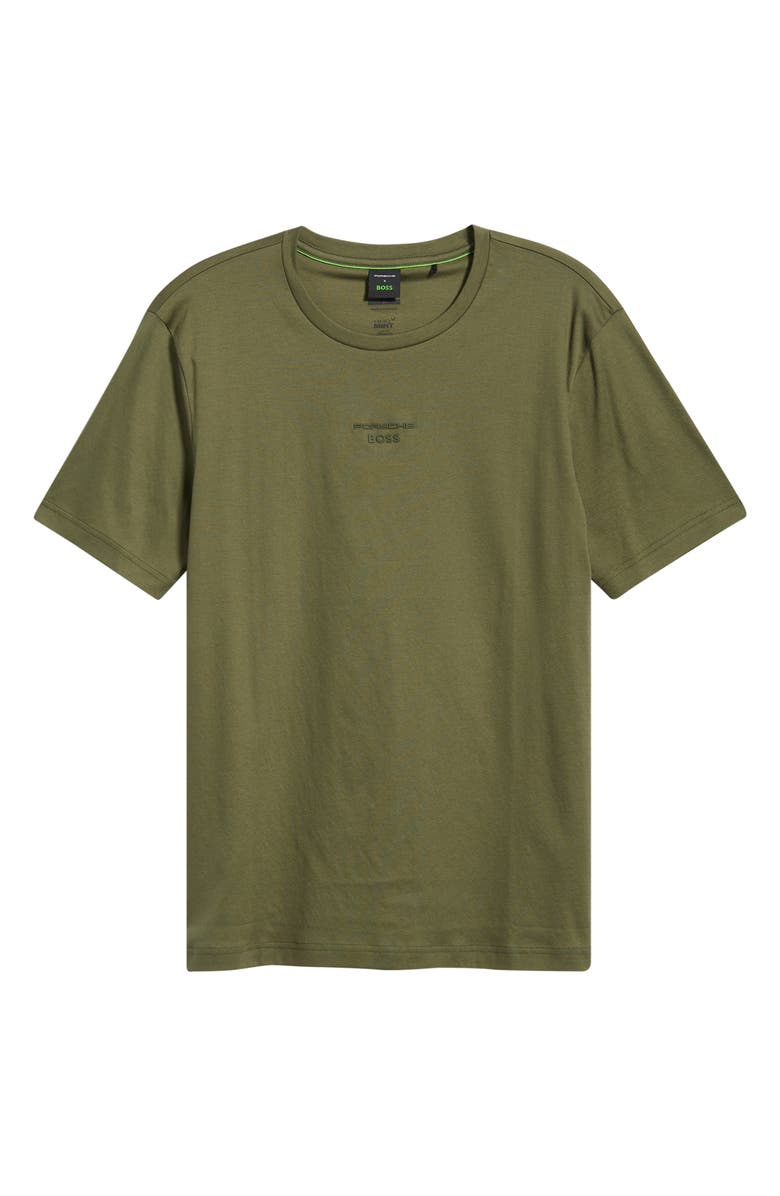 BOSS Porsche Spirit 70 Cotton T-Shirt, Alternate, color, Open Green