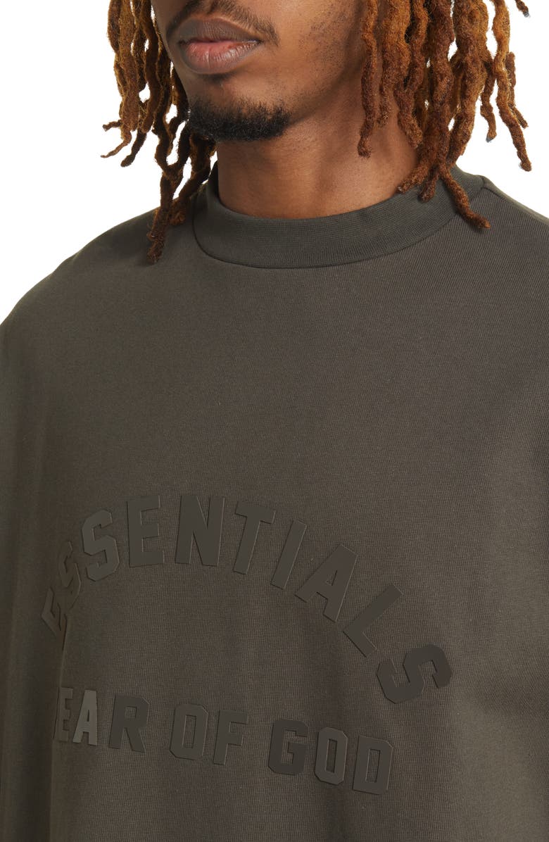 Fear of God Essentials Logo Long Sleeve T-Shirt, Alternate, color, 