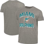 Champion Men's Champion Charcoal Miami Dolphins Ultimate Tri-Blend T-Shirt