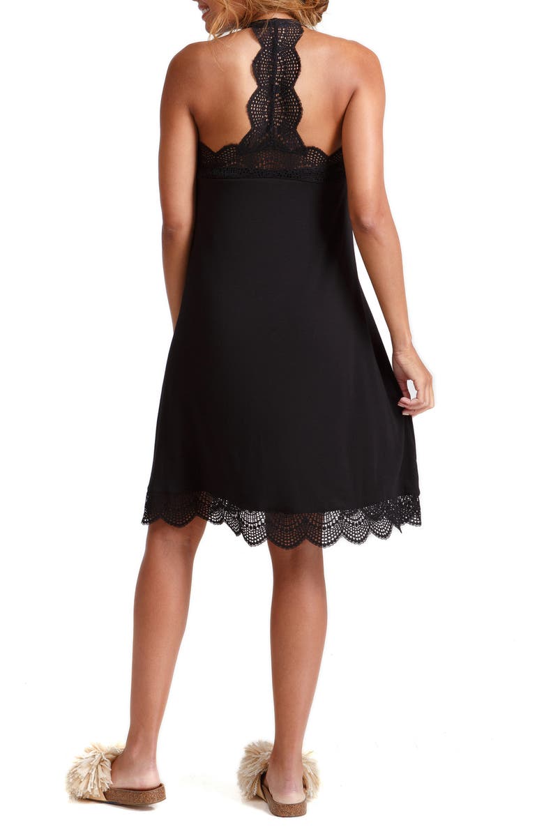 Ingrid & Isabel<sup>®</sup> Lace Trim Maternity/Nursing Chemise, Alternate, color, 