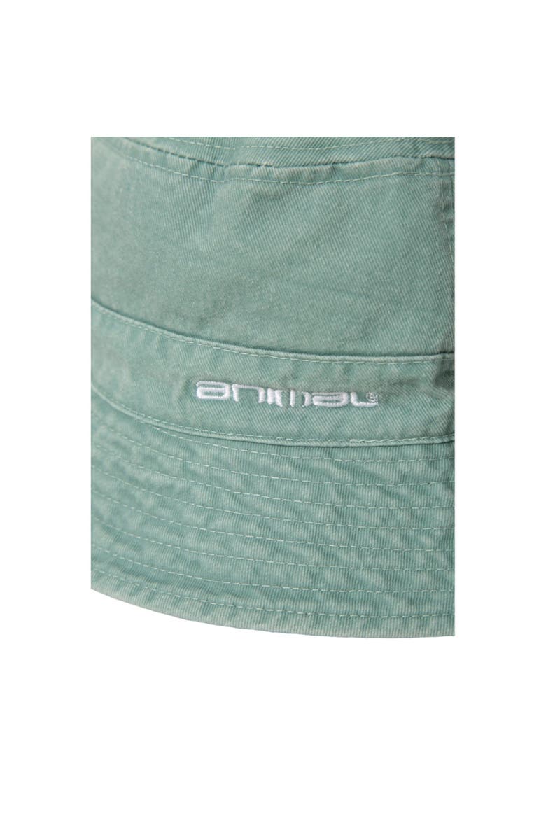 Indie Logo Natural Bucket Hat, Alternate, color, Pale Green