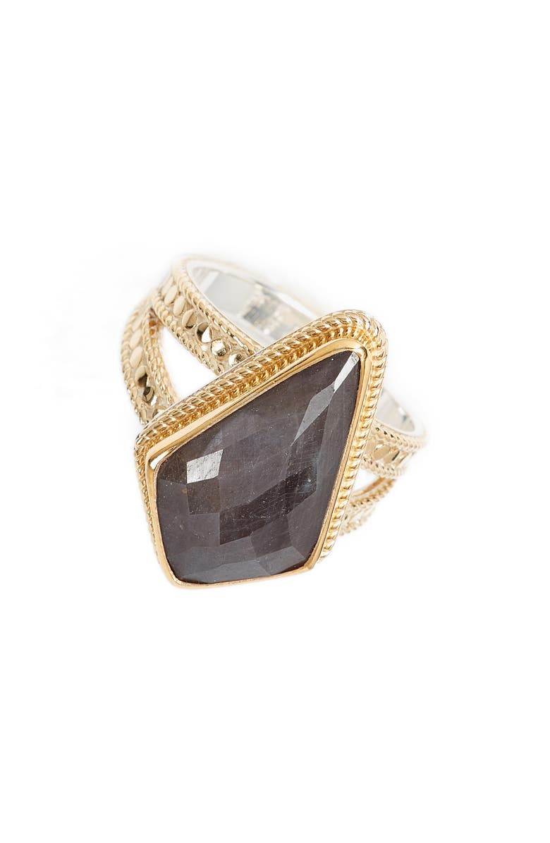 Anna Beck Grey Sapphire Kite Ring, Main, color, 