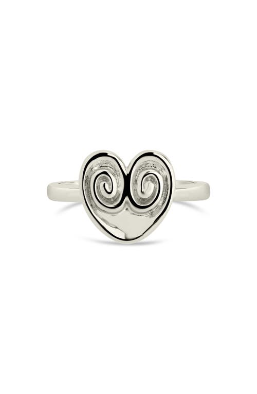Sterling Forever Palmier Signet Ring