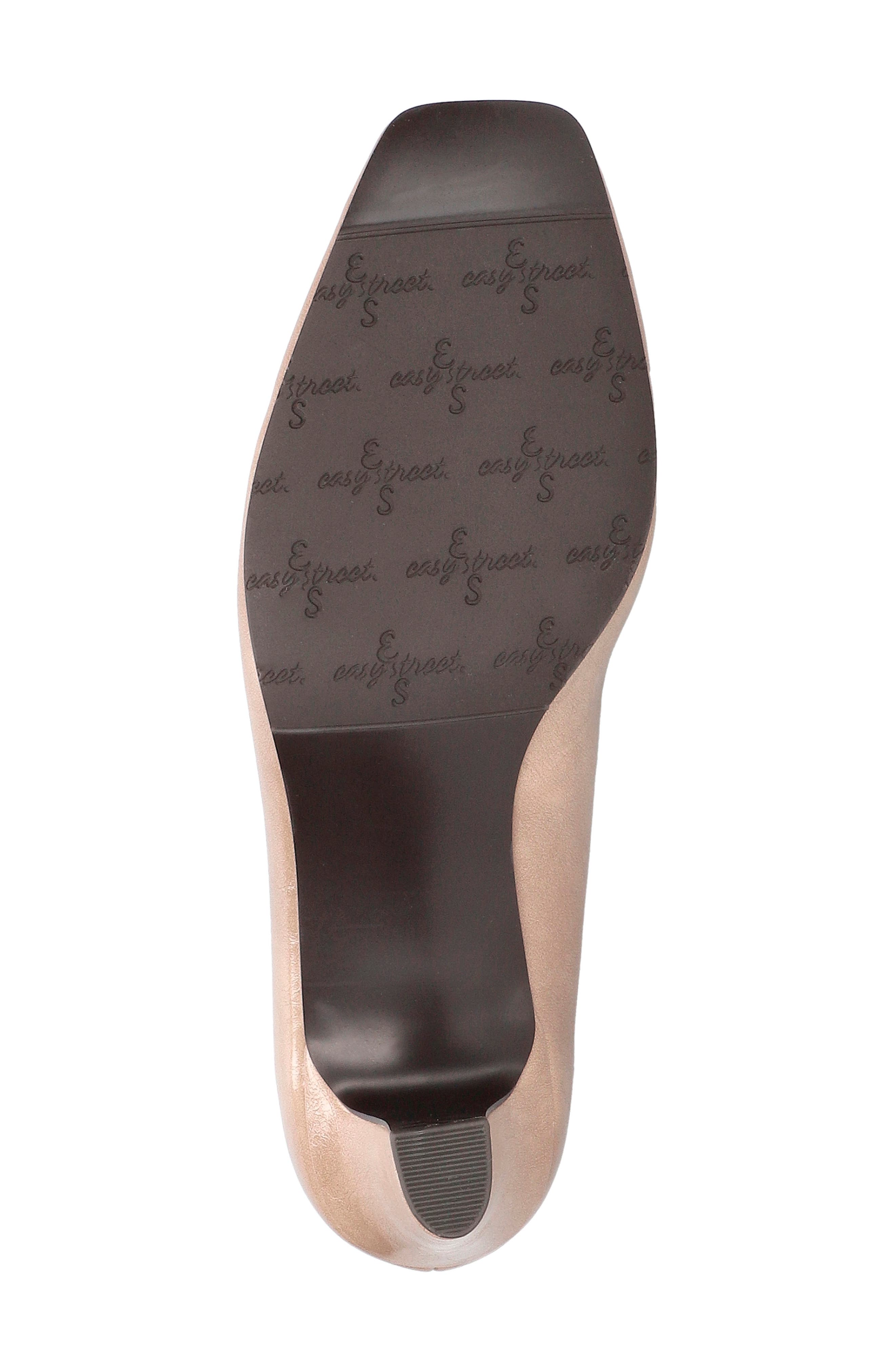 Poet Pump, Alternate, color, NATURAL CRINKLED PATENT