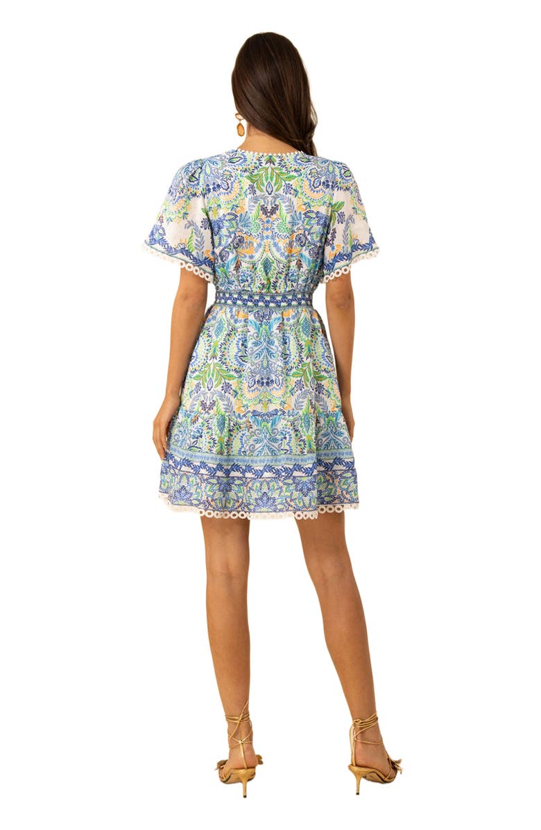 Hale Bob Katelyn Linen Dress, Alternate, color, 