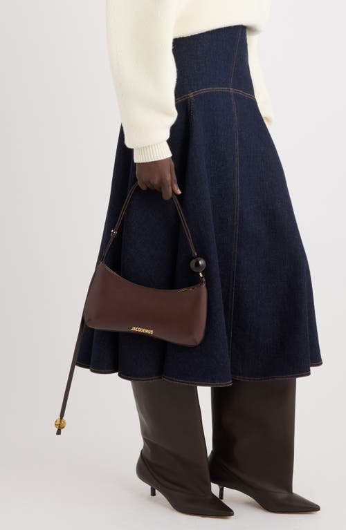 Jacquemus Le Bisou Perle Leather Shoulder Bag