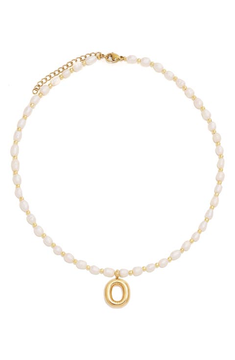 Dainty Initial Pendant Necklace