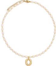 Petit Moments Dainty Initial Pendant Necklace