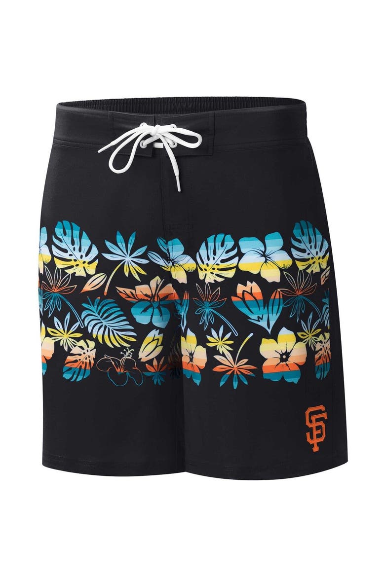 Men's G-III Sports by Carl Banks  Black San Francisco Giants Breeze Volley Swim Shorts, Alternate, color, Black