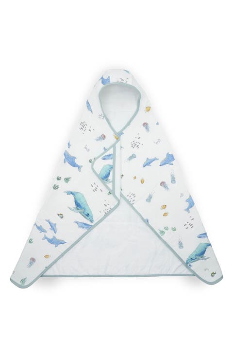 Cotton Muslin & Terry Hooded Towel (Baby & Toddler)
