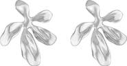 BEN ONI Polished Flower Petal Earrings