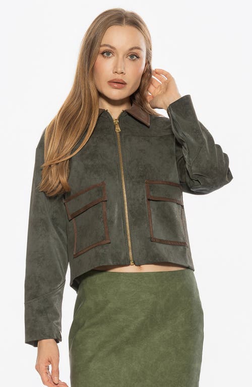 Alexia Admor Sorell Utility Jacket In Green