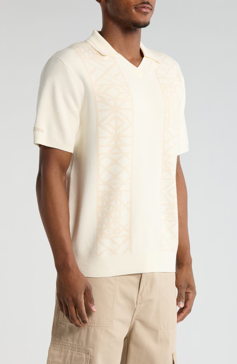 Malbon Golf Habana Polo, Alternate, color, Cream