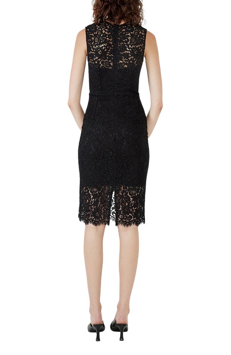 Bardot Milana Lace Sheath Dress, Alternate, color, 