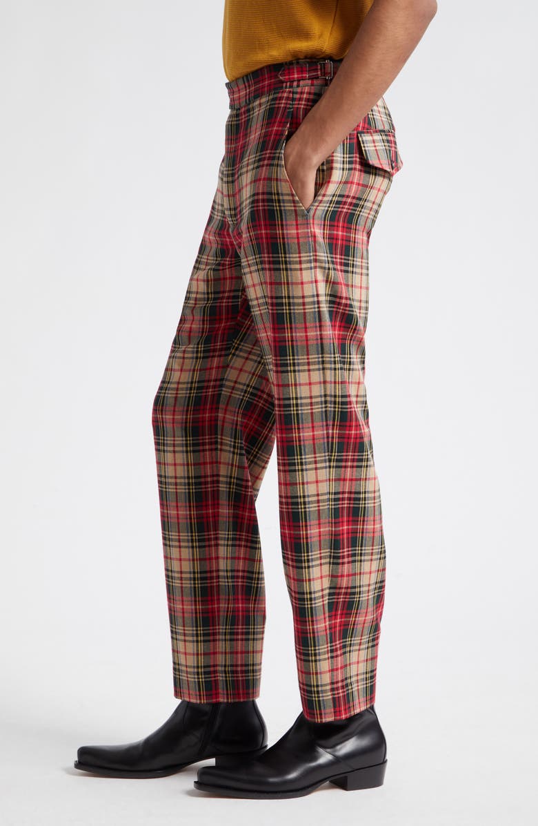 Bode Truro Plaid Pants, Alternate, color, 