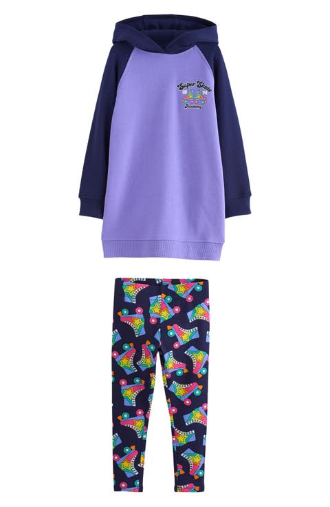 Kids' Graphic Print Hoodie & Leggings Set (Toddler, Little Kid & Big Kid)