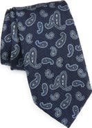 ZEGNA TIES Paisley Jacquard Silk Tie
