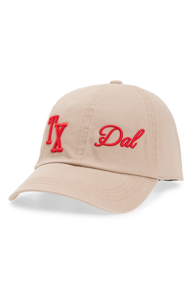 David & Young TX Dal Baseball Cap, Main, color, Taupe