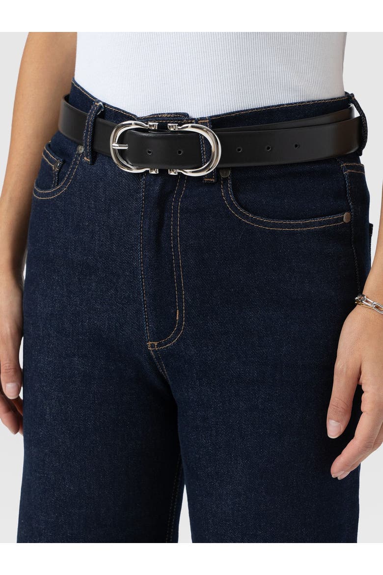 Chelsea Belt, Alternate, color, Black/Silver