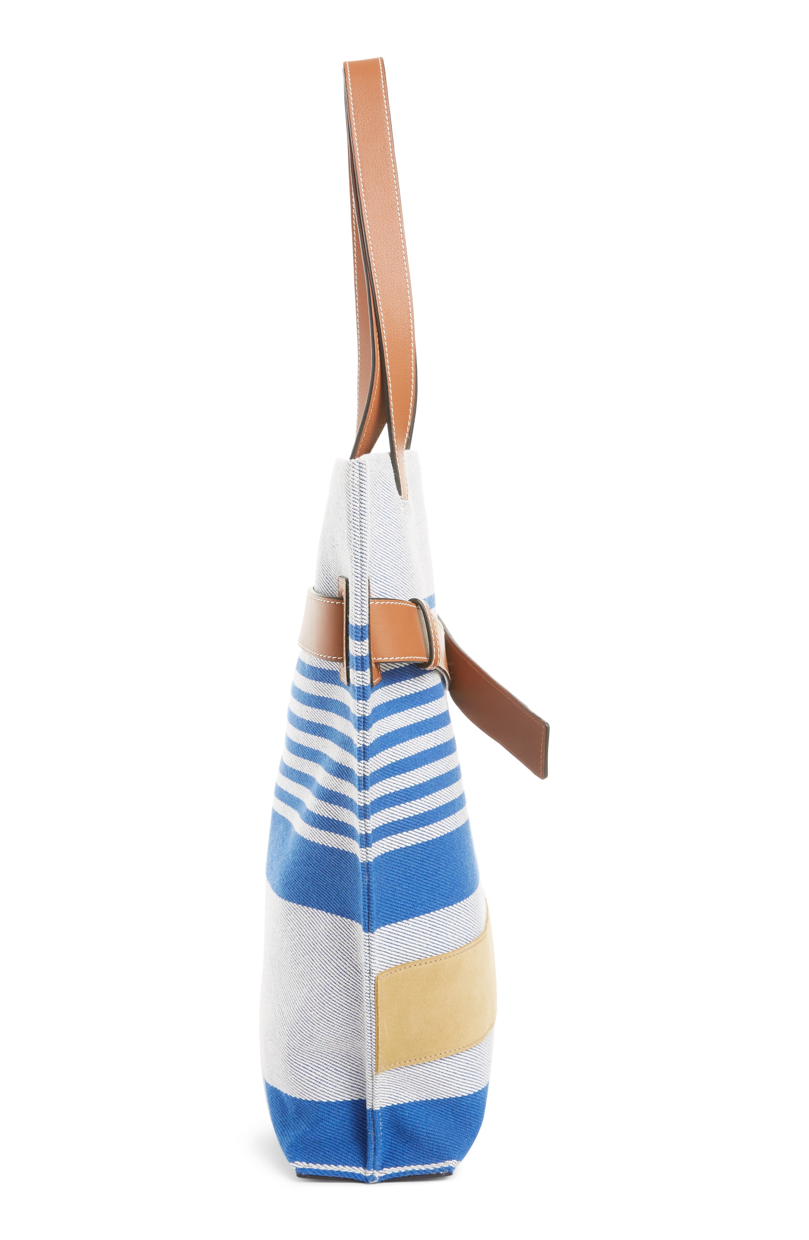 Loewe Stripe Twill Tote Bag, Alternate, color, 