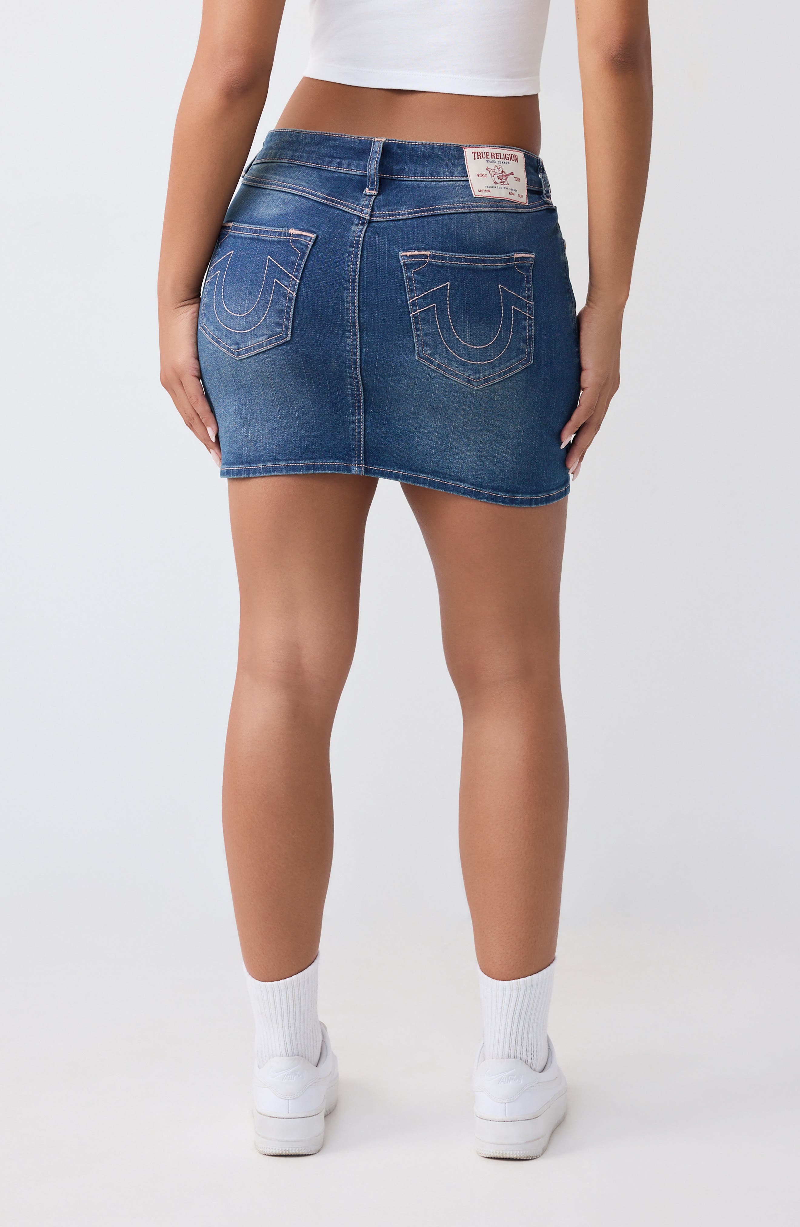 Denim Miniskirt - image 2