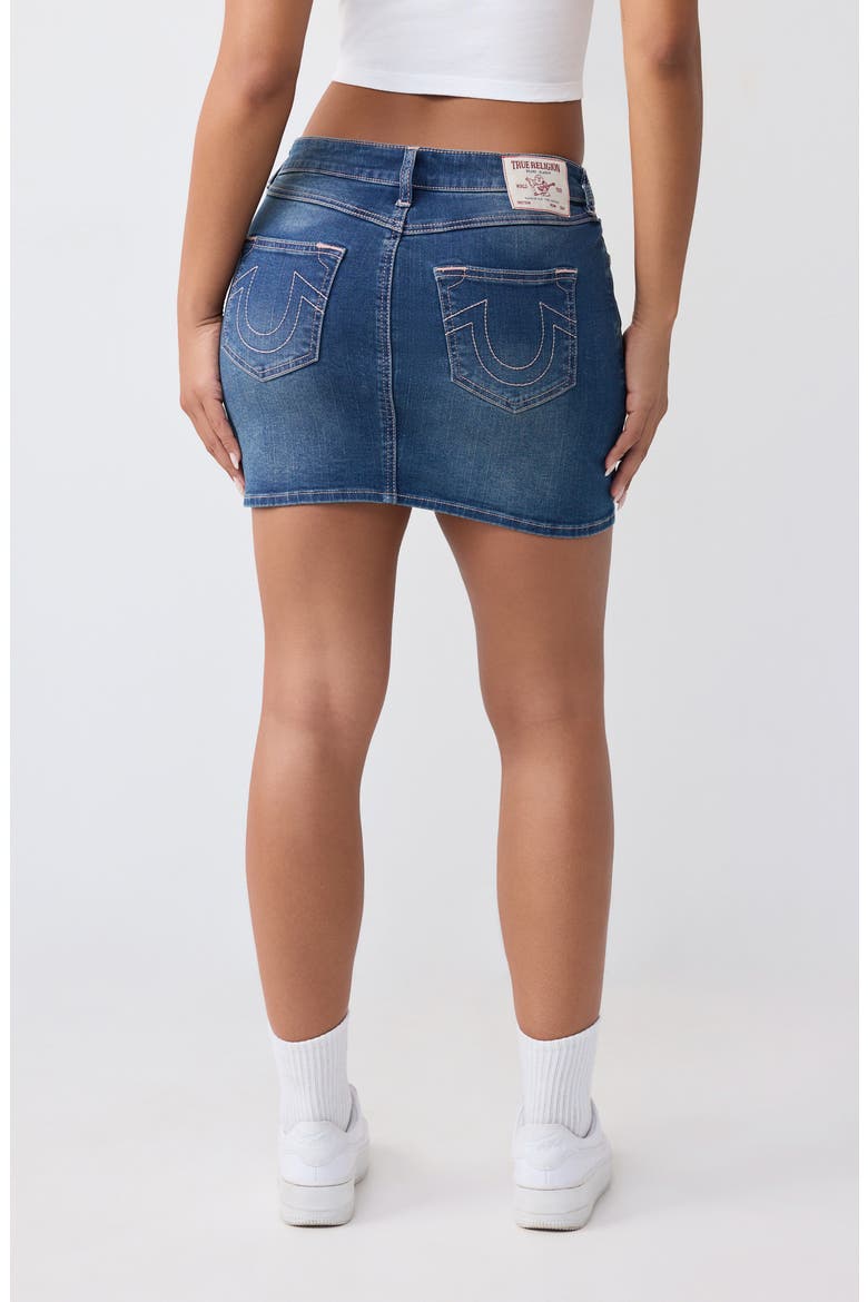 Denim Miniskirt, Alternate, color, MEDIUM OCEAN STORM WASH