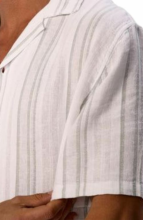 Industrie Australia The Castino Short Sleeve Shirt In White