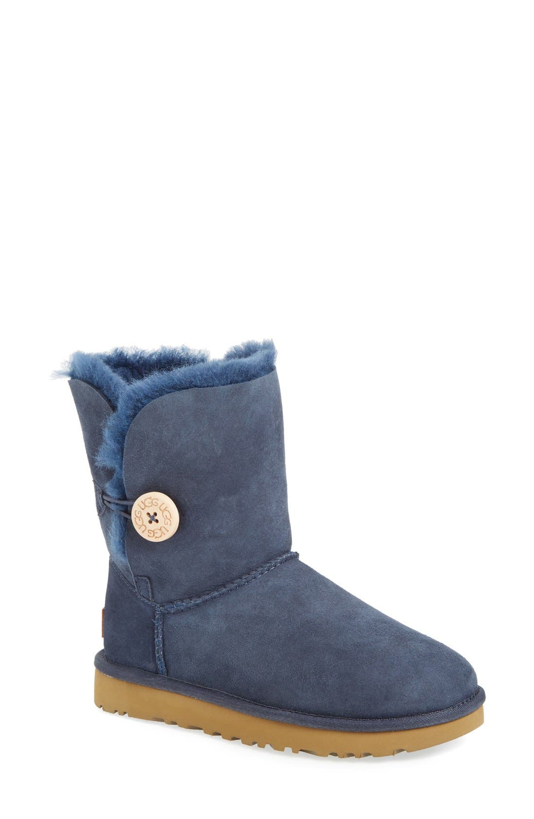Bailey Button II Boot, Main, color, NAVY SUEDE