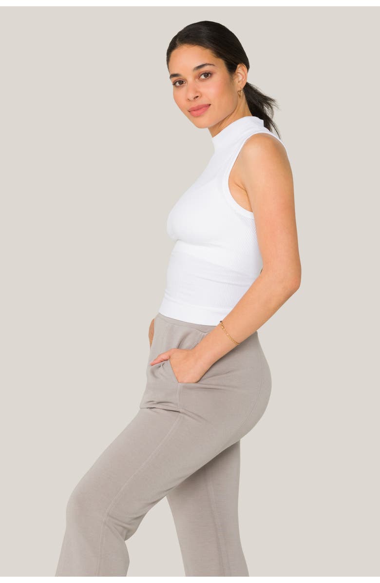 ALALA Barre Mock Tank, Alternate, color, White