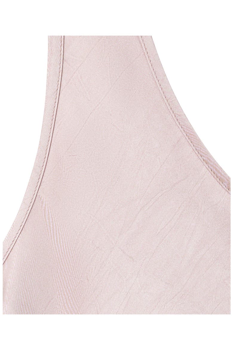 Luis Crinkled Satin Midi Slip Dress, Alternate, color, PASTEL PINK