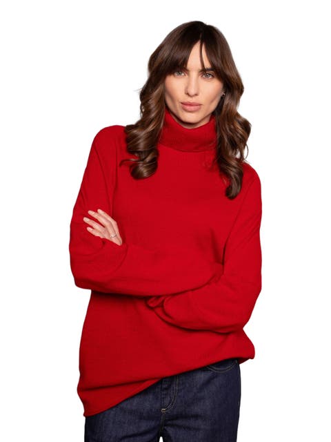 Geelong Wool Slouch Turtleneck Sweater