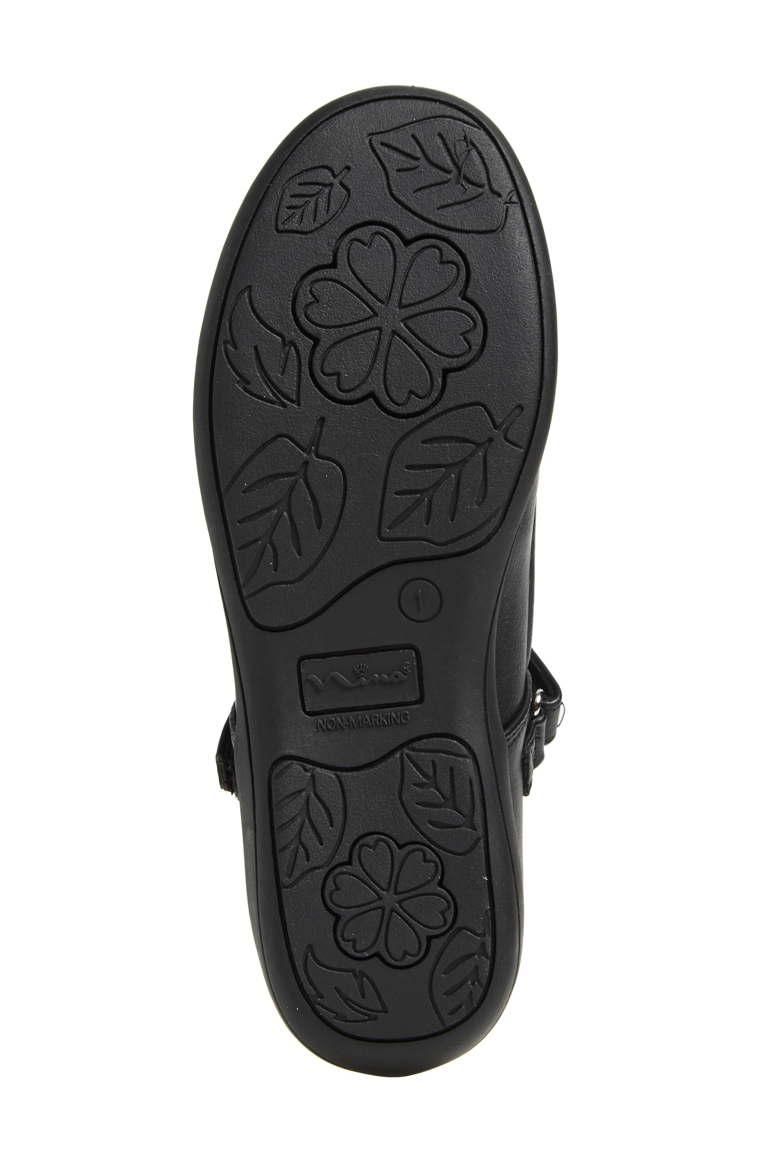 Kids' Dallas Flat, Alternate, color, BLACK TUMBLED