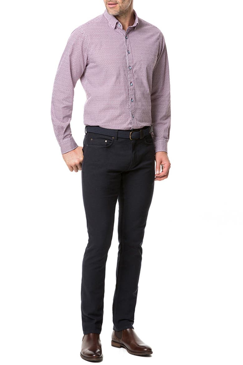 Glenariffe Long Sleeve Shirt, Alternate, color, BURGUNDY