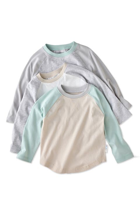 Rookie 3-Pack Organic Cotton Baseball T-Shirts