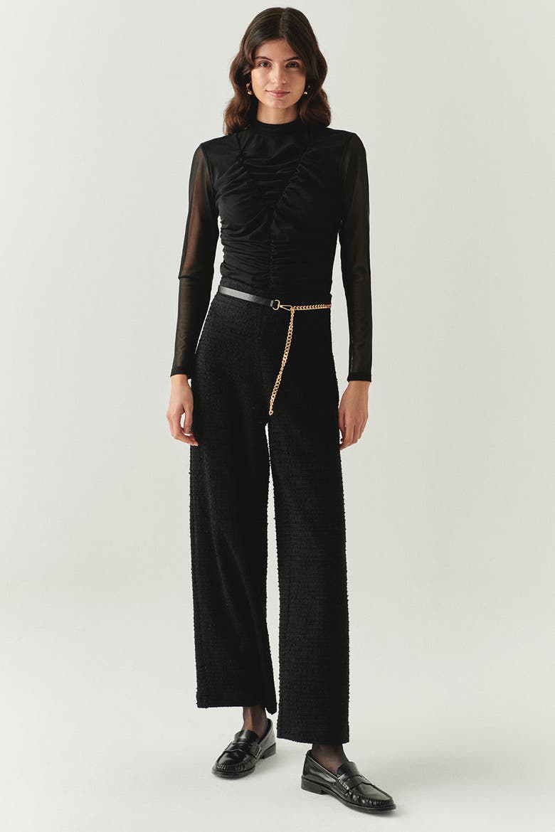 Yamileth Textured Zip, Alternate, color, BLACK