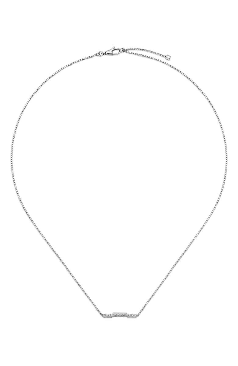 Gucci Link to Love Diamond Necklace, Alternate, color,