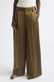 Aisling Camps Liquid Silk Wide Leg Pants
