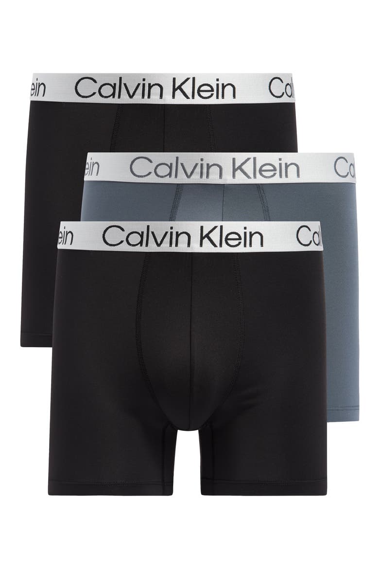 3-Pack Stretch Boxer Briefs, Main, color, BLACK/TURBULENCE/BLACK