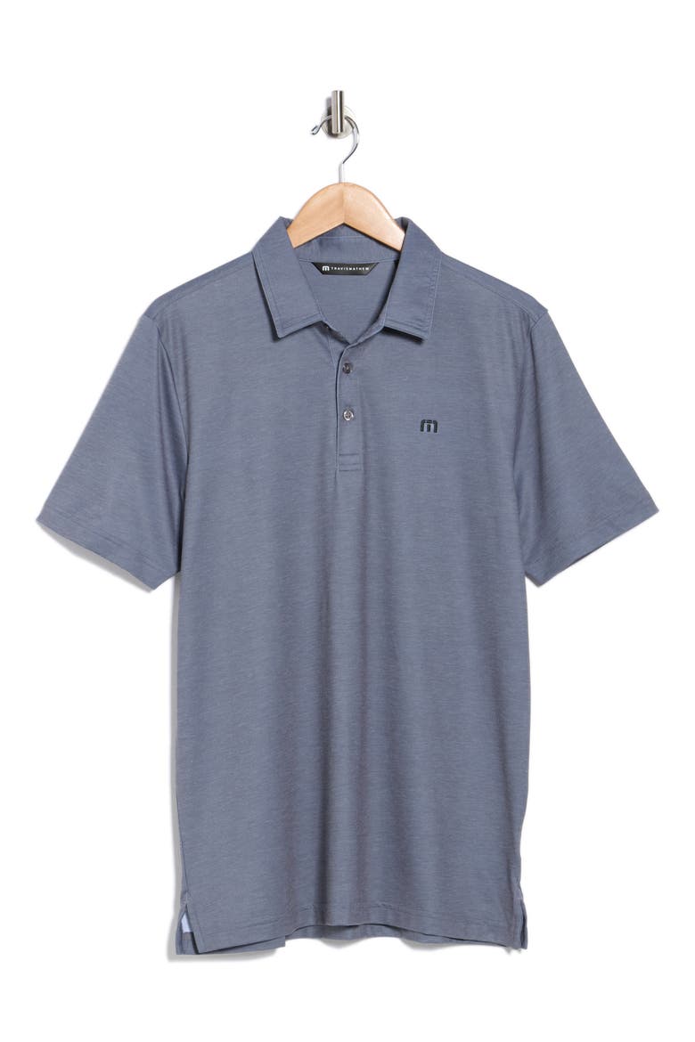 Featherweight Active Polo, Alternate, color, HEATHER QUIET SHADE
