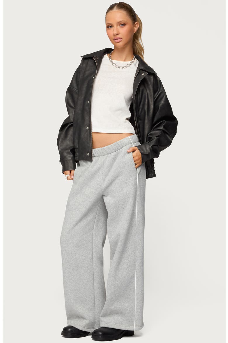 Autumn Cotton Blend Sweatpants, Alternate, color, GRAY-MELANGE