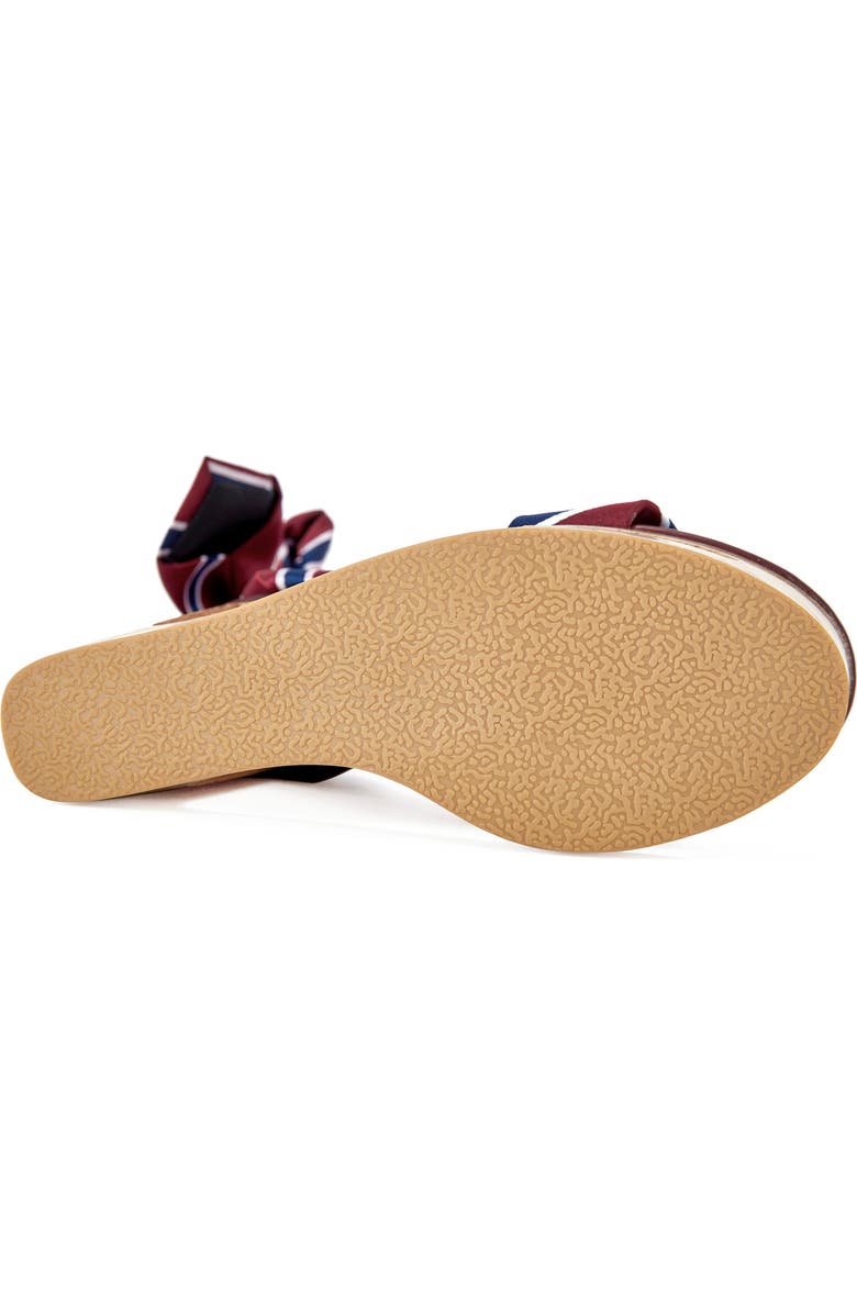 AZALEA WANG Wynn Sandal, Alternate, color, Burgundy