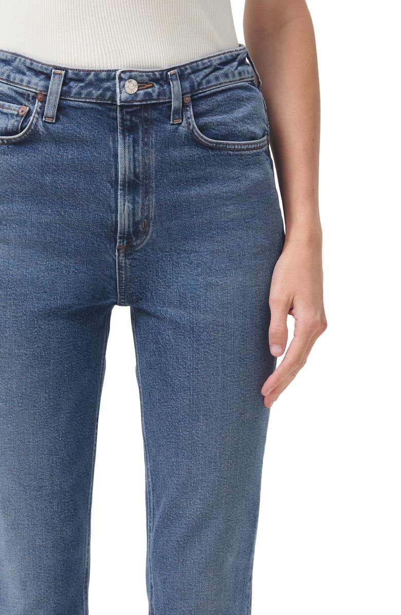 AGOLDE Valen High Waist Slim Fit Organic Cotton Bootcut Jeans, Alternate, color,