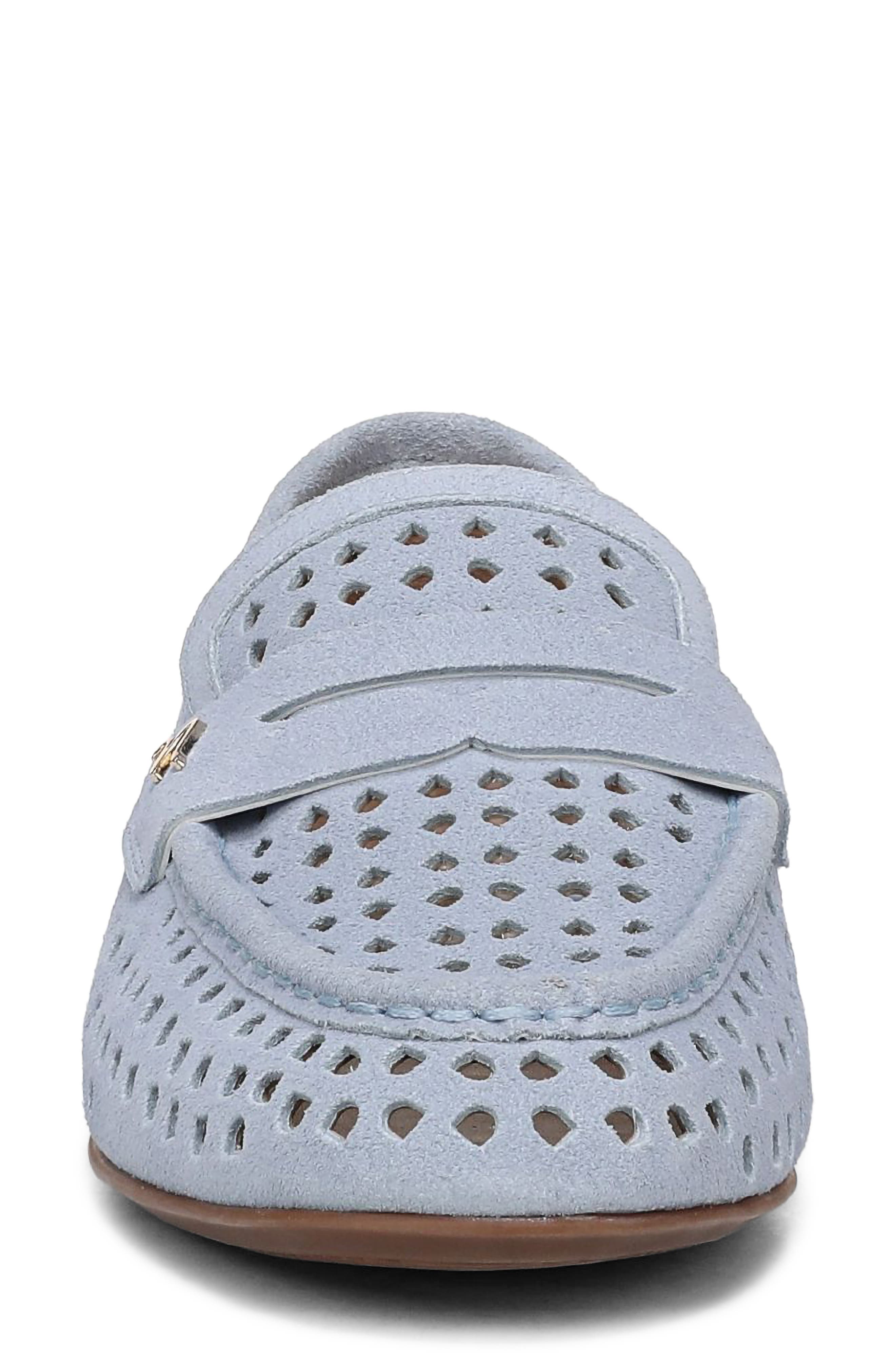 Bloom Perforated Penny Loafer, Alternate, color, ICE BLUE