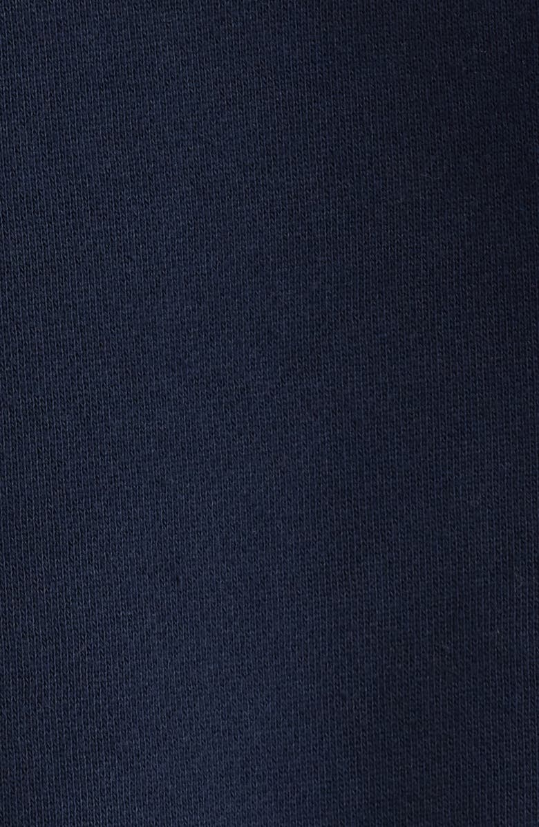 Fear of God Essentials x MLB New York Yankees Cotton Blend Fleece Half Zip Hoodie, Alternate, color, Dark Sapphire/ Overland