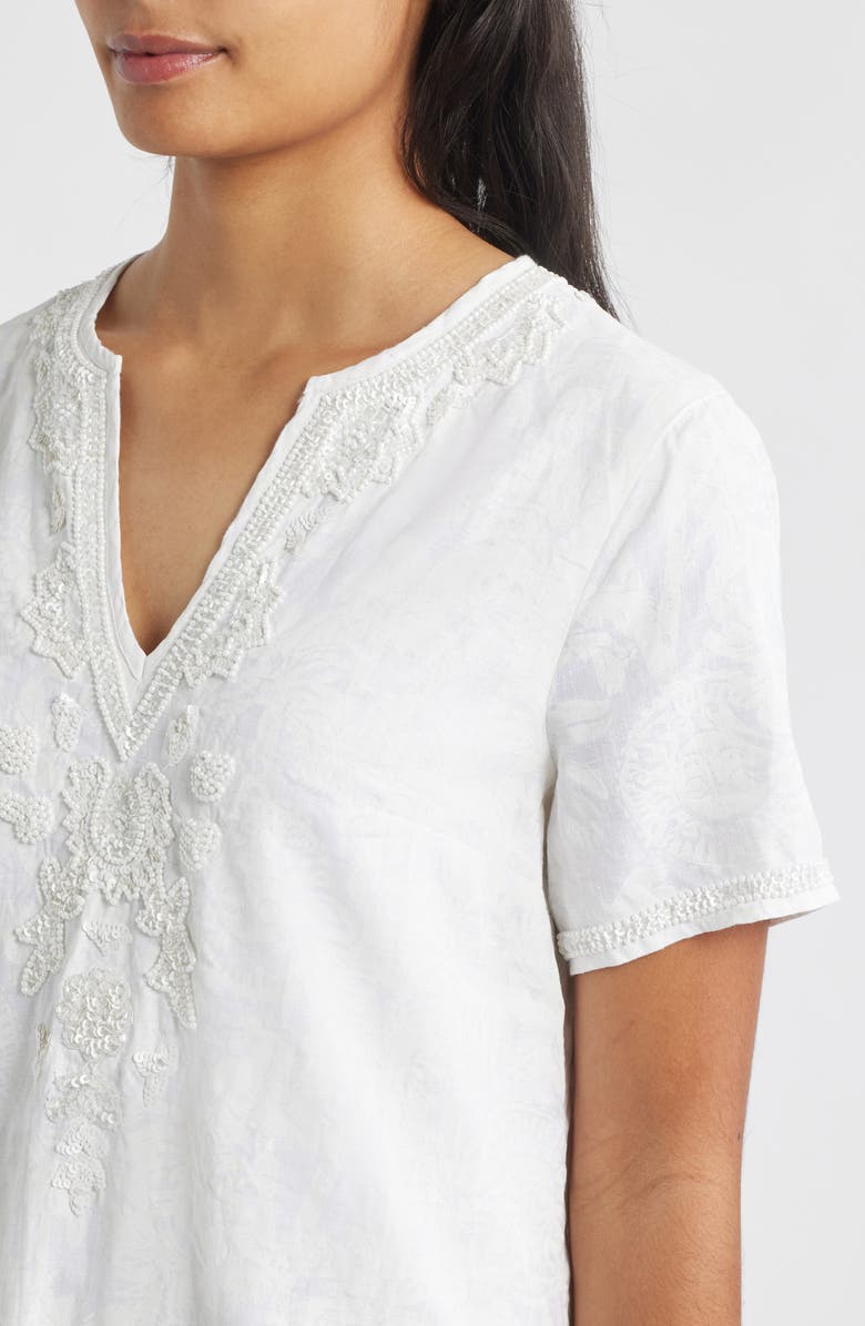 Lilly Pulitzer<sup>®</sup> Ariella Linen Maxi Dress, Alternate, color, Resort White