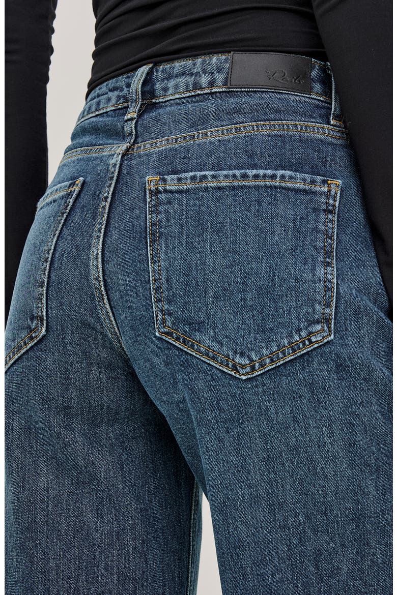 Getty Crop High Waist Wide Leg Jeans, Alternate, color, CREEKSIDE