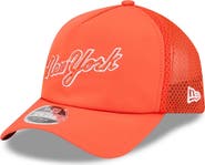 New Era Men's New Era Orange New York Mets 2026 Batting Practice Apex 9FORTY Adjustable Trucker Hat