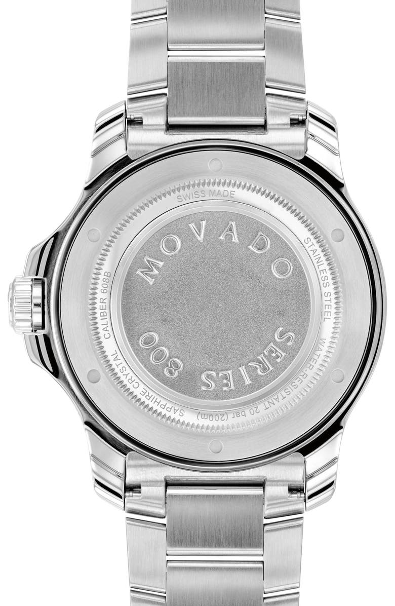 Movado Series 800 Automatic Bracelet Watch, 42mm, Alternate, color, 